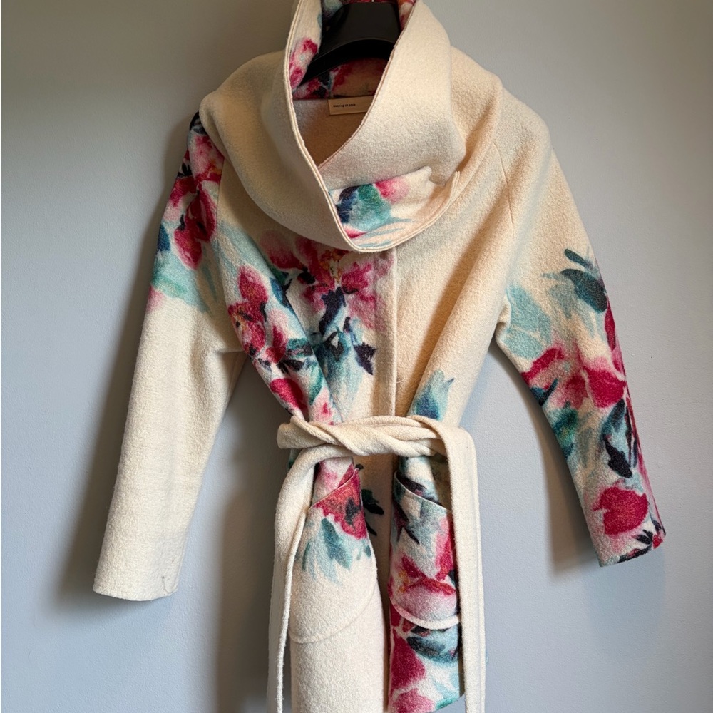 Anthropologie vintage floral cottagecore jacket
